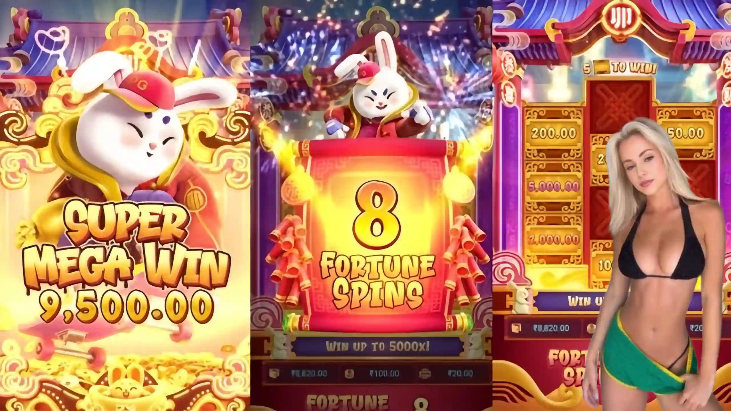 Wild Expansivo Fortune Rabbit hh789 - Coelho Dourado que Expande