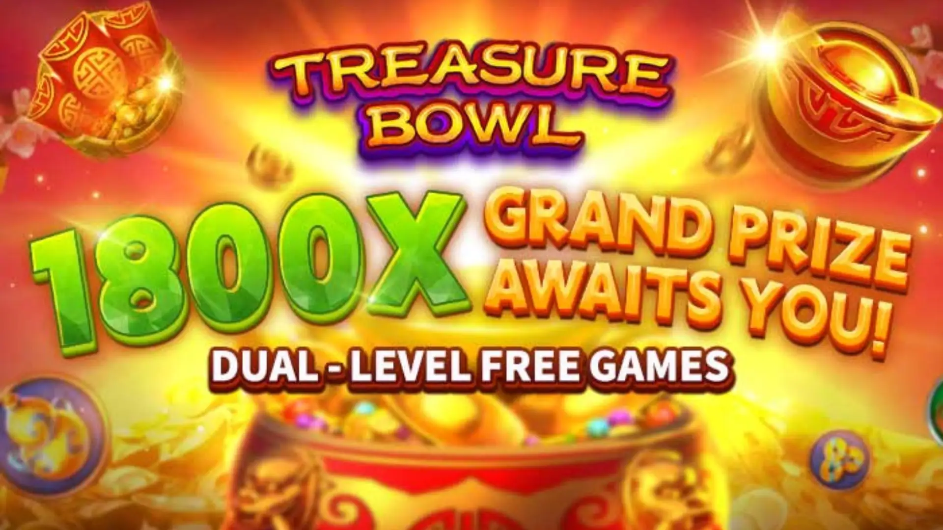 Multiplicadores Treasure Bowl hh789 - 7777x Máximo com Tigela Dourada